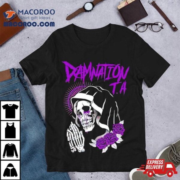 Damnation T.a Skull Prayer Shirt