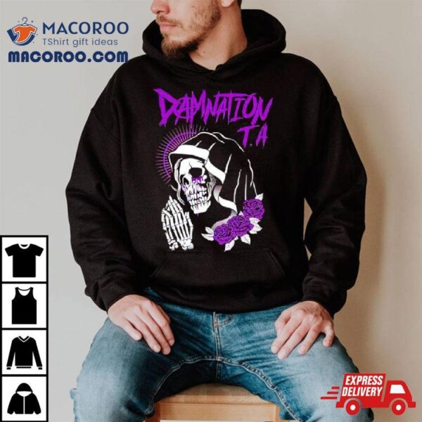 Damnation T.a Skull Prayer Shirt