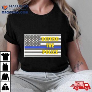 Defend The Police Usa Flag Tshirt