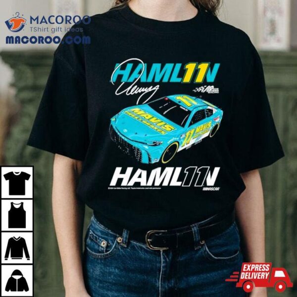 Denny Hamlin Joe Gibbs Mavis Car Shirt