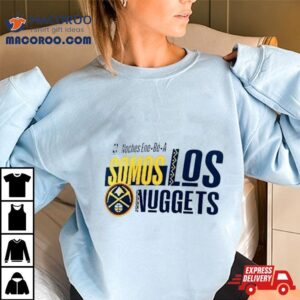 Snow Mountain Sunset Denver Nuggets Basketball Shirt