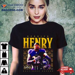 Derrick Henry Baltimore Ravens Signature Tshirt