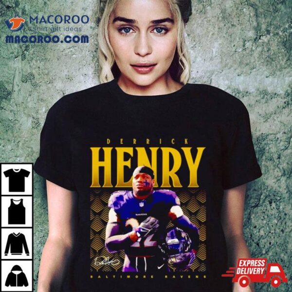 Derrick Henry Baltimore Ravens Signature Shirt