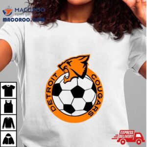 Detroit Cougars Soccer Vintage Logo Tshirt