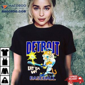 Detroit Eat Em Up Baseball Tshirt