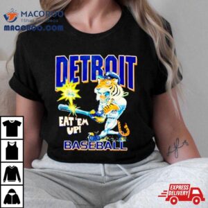 Detroit Eat Em Up Baseball Tshirt