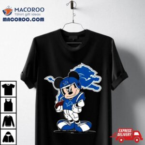 Detroit Lions Nfl Mickey Mouse Fan Tshirt