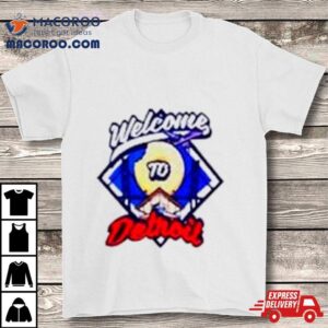 Detroit Pistons X J Dilla Welcome To Detroi Tshirt