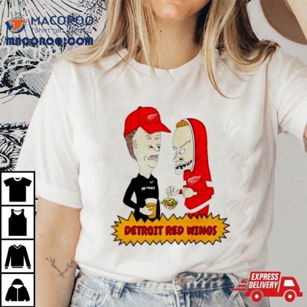 Detroit Red Wings Beavis And Butt Head T Shirt