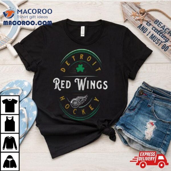 Detroit Red Wings Fanatics Branded St. Patrick’s Day Forever Lucky T Shirt
