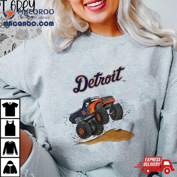 Detroit Tigers Monster Truck Mlb Shirt