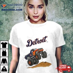 Detroit Tigers Monster Truck Mlb Tshirt