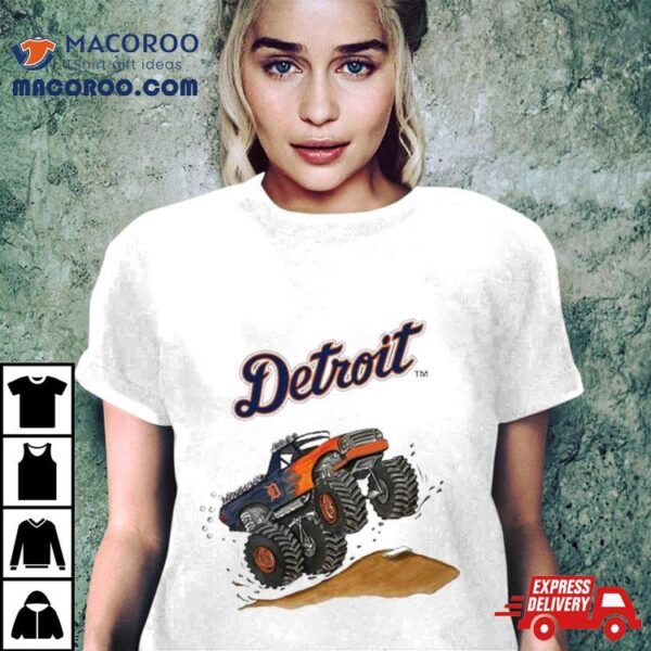 Detroit Tigers Monster Truck Mlb Shirt