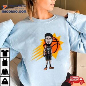 Devin Booker Phoenix Suns Player Cartoon Tshirt