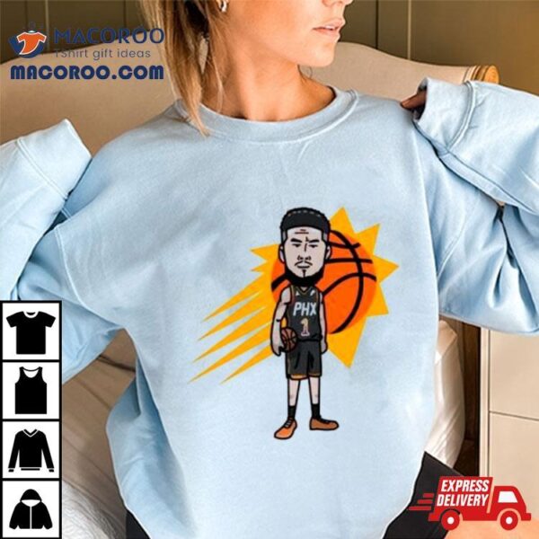 Devin Booker Phoenix Suns Player Cartoon Shirt