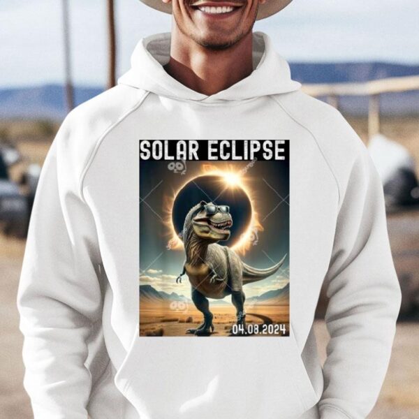 Dinosaur April 8 2024 Total Solar Eclipse Shirt