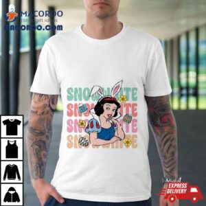 Disney Snow White Princess Easter Snow White Bunny Tshirt