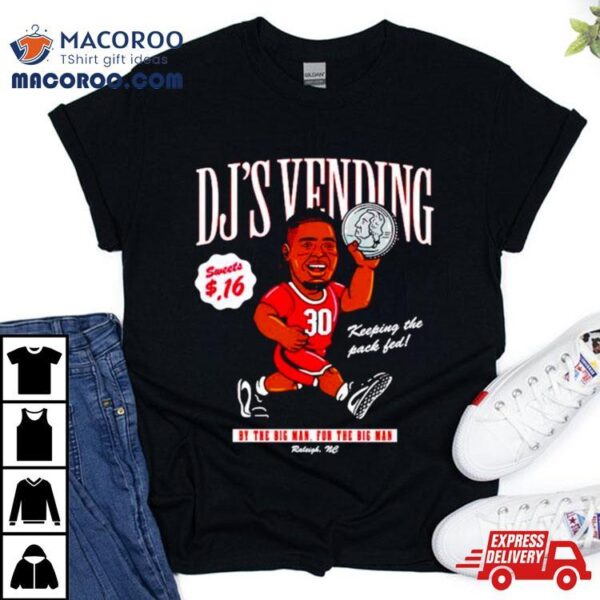 Dj Burns Dj’s Vending Keeping The Pack Fed Shirt