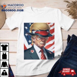 Donald Trump With Beautiful Hair America Flag Shirt