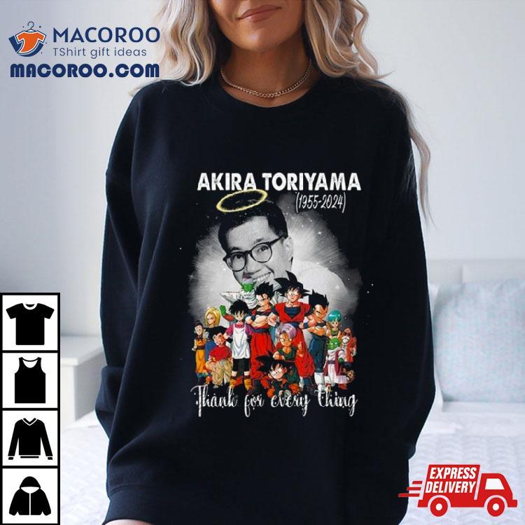 Dragon Ball Akira Toriyama 1955 2024 Thank For Every Thing Shirt Dragon Ball Akira Toriyama 1955 2024 Thank For Every Thing Shirt