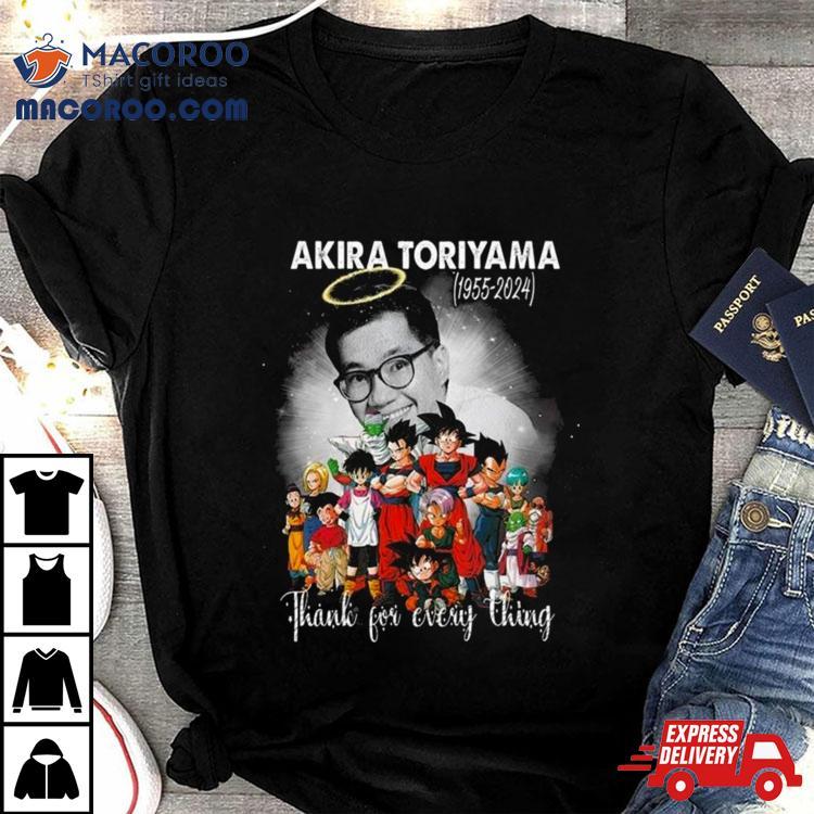 Dragon Ball Akira Toriyama 1955 2024 Thank For Every Thing Shirt Dragon Ball Akira Toriyama 1955 2024 Thank For Every Thing Shirt