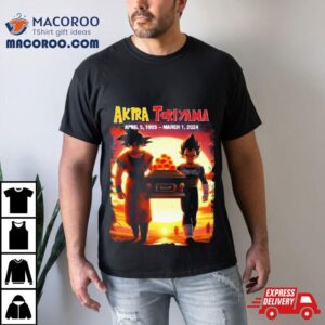 Dragon Ball Z Rip Akira Toriyama Tshirt