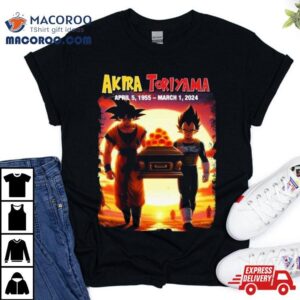 Dragon Ball Z Rip Akira Toriyama Tshirt