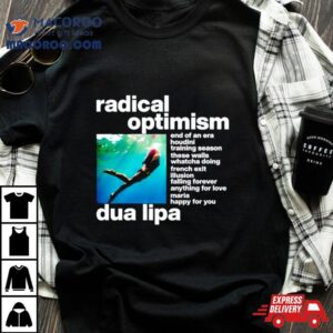 Dua Lipa Radical Optimism Breast Logo Tshirt