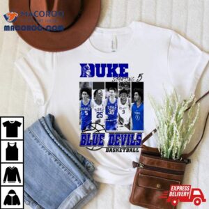 Duke Blue Devils Basketball Starting 5 Shirt