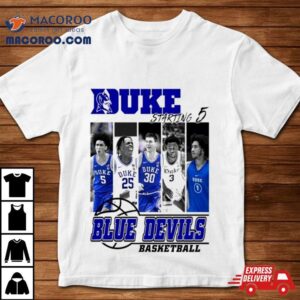 Duke Blue Devils Basketball Starting Tshirt