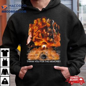 Dune Movie Fan Thank You For All Memories Signatures Shirt