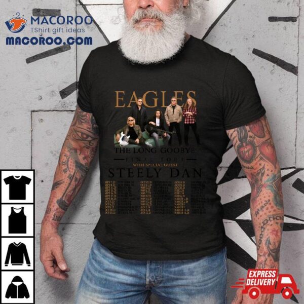 Eagles The Long Goodbye 2023 2024 Tour Shirt