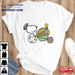 Easter Wagon Snoopy Woodstock Shirt