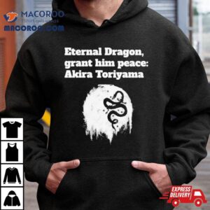 Eternal Dragon Grant Him Peace Akira Toriyama Rip Tshirt