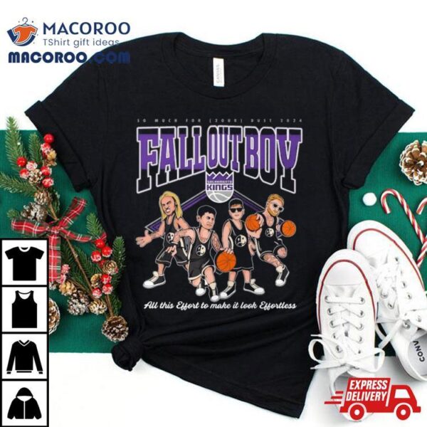 Fall Out Boy Sacramento Kings Caricature Shirt