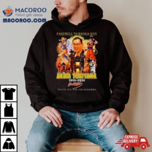 Farewell To Manga Icon Akira Toriyama 1955 2024 Thank You For The Memories Signature Shirt