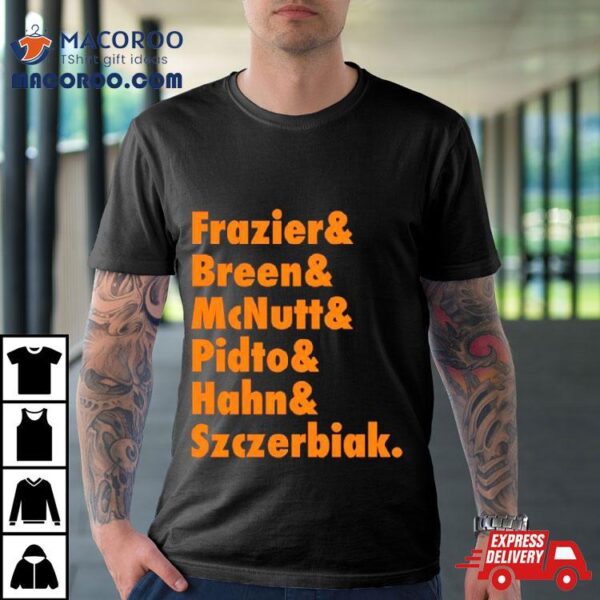 Frazier And Breen And Mcnutt And Pidto And Hahn And Szczerbiak New York Knicks Shirt