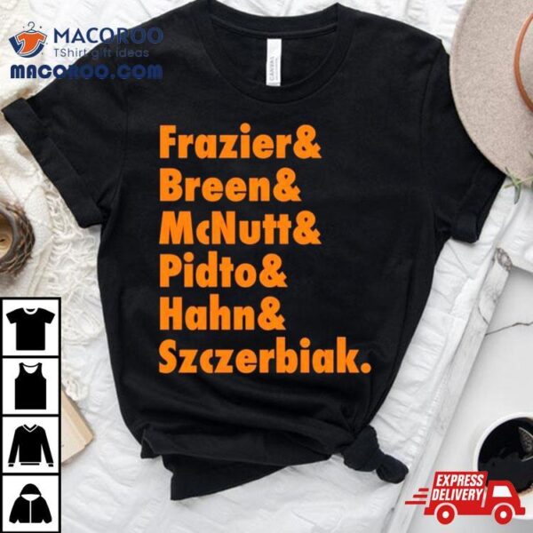 Frazier And Breen And Mcnutt And Pidto And Hahn And Szczerbiak New York Knicks Shirt