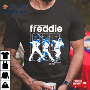 Freddie Freeman Schematics Los Angeles Dodgers All Star Tshirt