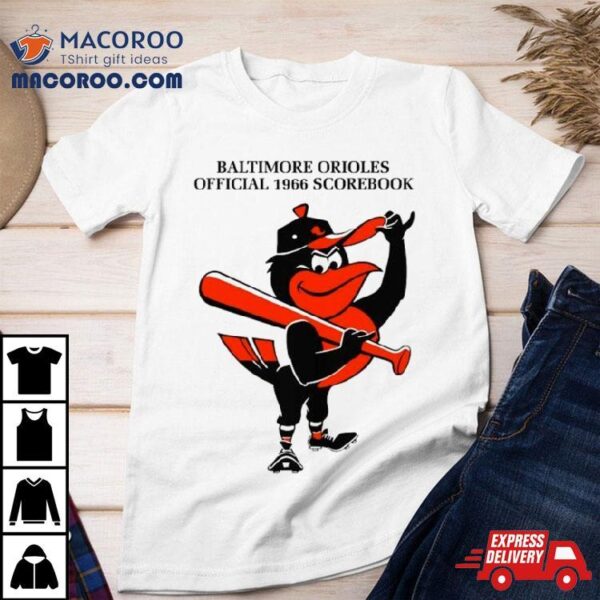 Fun Mascot Ready Baltimore Orioles Baseball 1966 Mlb Shirt