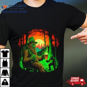 Funny Bigfoot Alien Forest Unique Saint Patrick’s Day Shirt