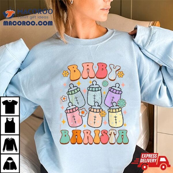 Funny Mother Baby Nurse Nicu Milk Bottle Barista Shirt