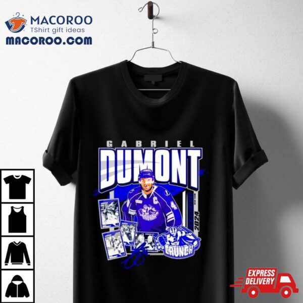 Gabriel Dumont Syracuse Crunch Hockey Player Shirt