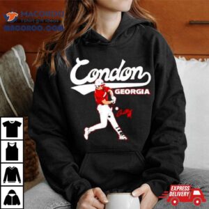 Georgia Baseball Charlie Condon Slugger Swing Tshirt