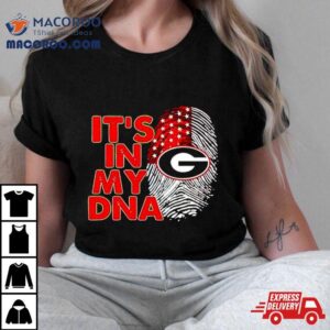 Georgia Bulldogs It’s In My Dna Fingerprint Shirt