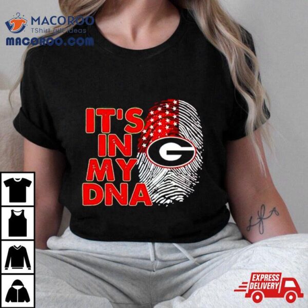 Georgia Bulldogs It’s In My Dna Fingerprint Shirt