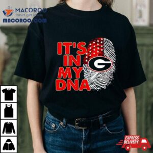 Georgia Bulldogs It Rsquo S In My Dna Fingerprin Tshirt