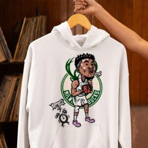 Giannis Antetokounmpo Milwaukee Bucks Player Cartoon Hoodie