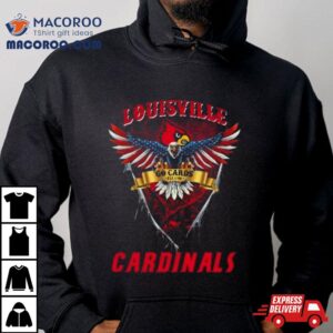 Go Cards Louisville Cardinals Football Us Eagle Shirt