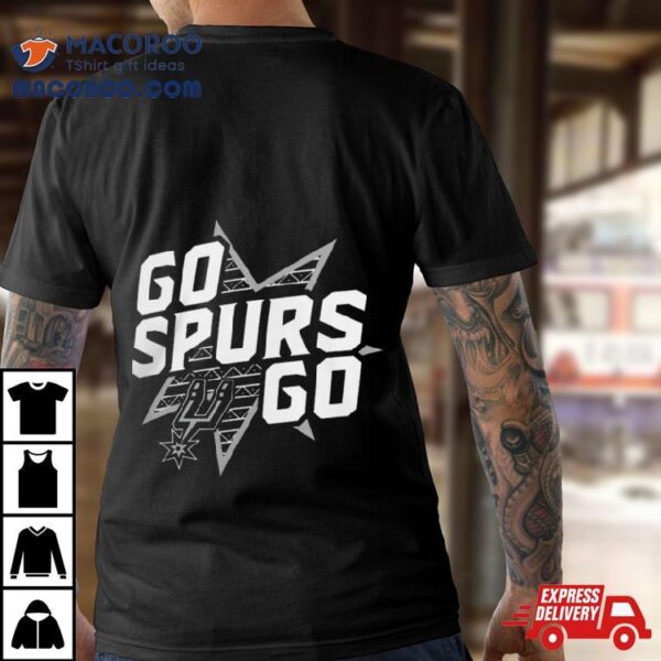 Go Spurs Go San Antonio Spurs Pick & Roll Coverage Logo T Shirt